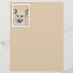 Chinook (Pointed Ears) Painting - Original Dog Art