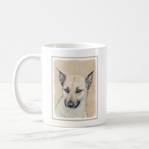 Chinook Pointed Ears Painting _ Original Dog Art Coffee Mug