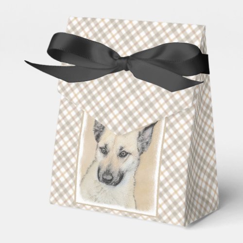 Chinook Pointed Ears Painting _ Original Dog Art Favor Boxes