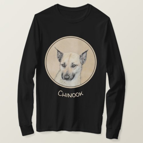 Chinook Pointed Ears Painting _ Original Dog Art T_Shirt