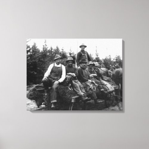 Chinook WALogging CrewChinook WA Canvas Print