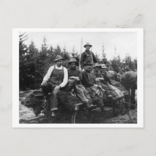 Chinook, WALogging CrewChinook, WA Postcard
