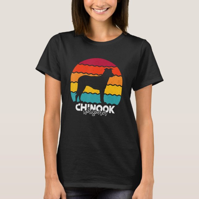 Chinook Whisperer Retro Vintage T-Shirt (Front)