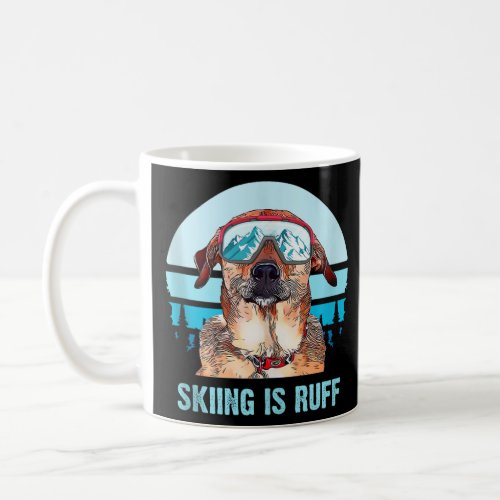 Chinook Winter Skiing is Ruff Ski Dog Lover Tank T Coffee Mug