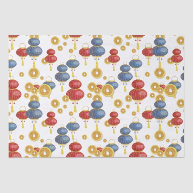 Chinses Happy New Year  Tissue Paper (Front)