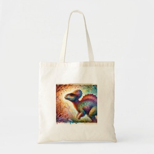 Chinshakiangosaurus 190624AREF109 _ Watercolor Tote Bag