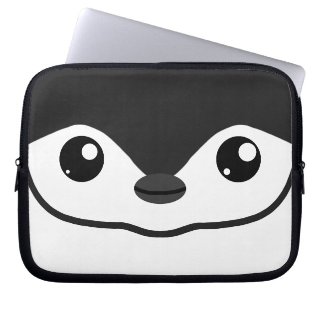 Chinstrap Penguin Laptop Sleeve (Front)
