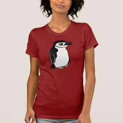 Chinstrap Penguin Women's American Apparel Fine Jersey Short Sleeve T-Shirt