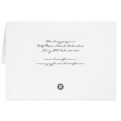 Chinstrap penguins (HM) card (Back Horizontal)