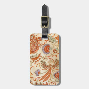 Chintz Paisley Antique Floral Pattern Luggage Tag