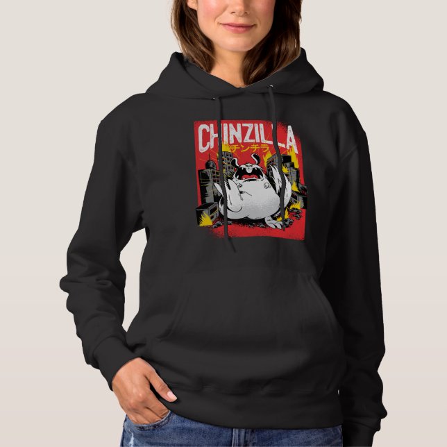 Chinzilla Chinchilla Monster Hoodie (Front)
