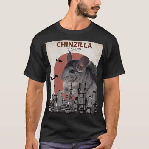 Chinzilla Funny Chinchilla   Chinchilla Lovers T_Shirt