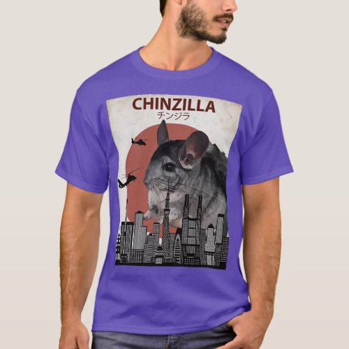 Chinzilla Giant Chinchilla Monster T_Shirt