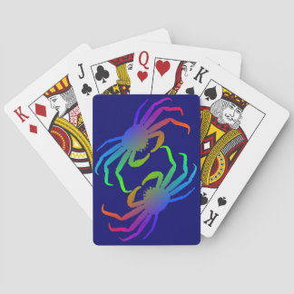 Chionoecetes Opilio Crab Silhouette Poker Cards