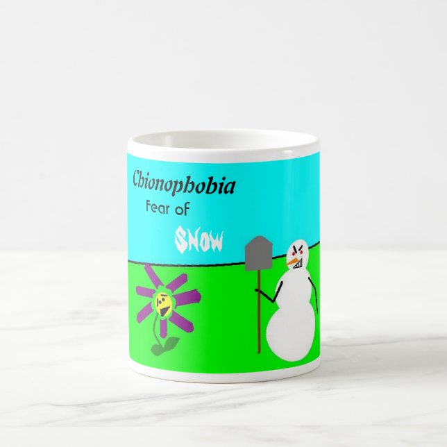 Chionophobia Coffee Mug (Center)