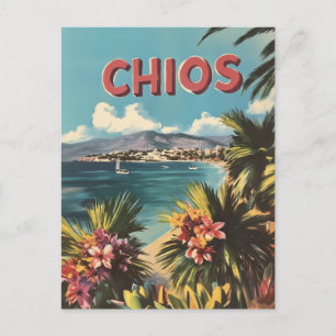 Chios vintage postcard