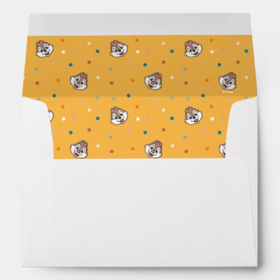 Chip and Dale Polka Dot Pattern Envelope