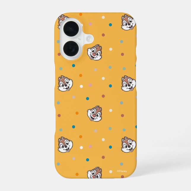 Chip and Dale Polka Dot Pattern Iphone Case (Back)