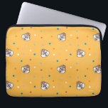 Chip and Dale Polka Dot Pattern Laptop Sleeve<br><div class="desc">Sprinkle some Disney fun with this Chip & Dale dot pattern! Featuring the chipmunks' playful faces scattered amongst colorful dots on a vibrant yellow background. A cheerful and whimsical design, perfect for customizing Zazzle products. Imagine this pattern on a fun phone case, a lively tote bag, or even a cozy...</div>