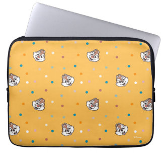 Chip and Dale Polka Dot Pattern Laptop Sleeve