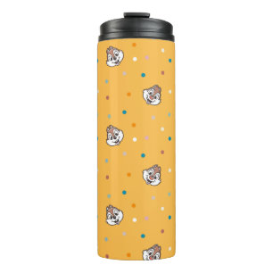 Chip and Dale Polka Dot Pattern Thermal Tumbler