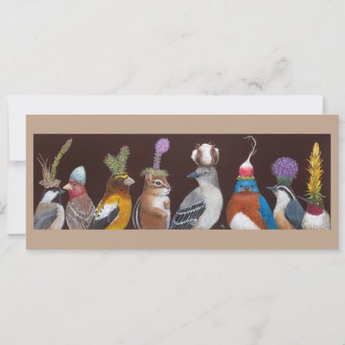 Chip and the party snacks flat card