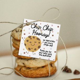 chip chip hooray cookie volunteer favor tags