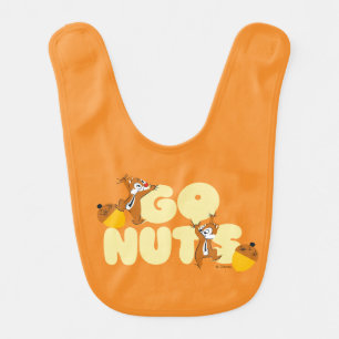 Chip & Dale Go Nuts! Baby Bib