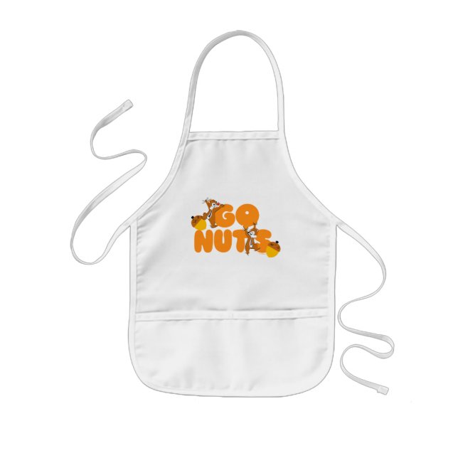 Chip & Dale Go Nuts! Kids' Apron (Front)