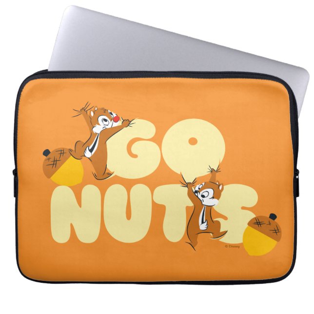 Chip & Dale Go Nuts! Laptop Sleeve (Front)
