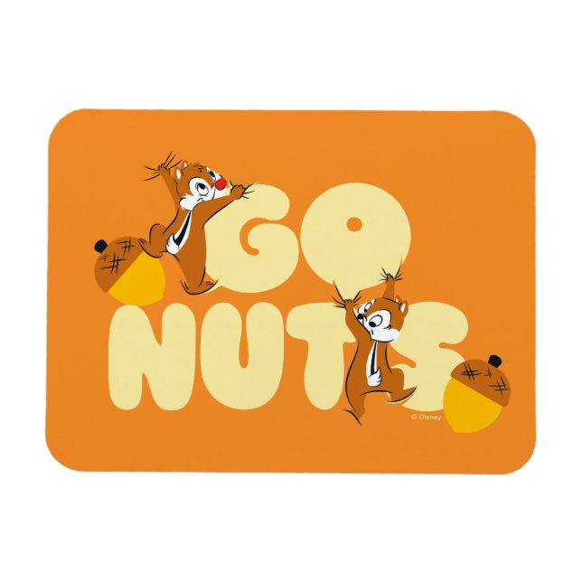 Chip & Dale Go Nuts! Magnet (Horizontal)