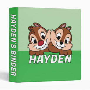 Chip & Dale Smile 3 Ring Binder