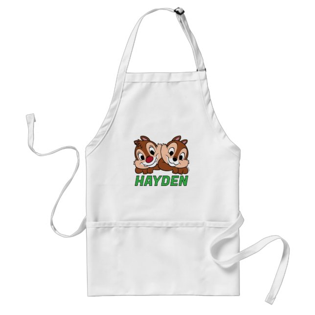 Chip & Dale Smile Adult Apron (Front)