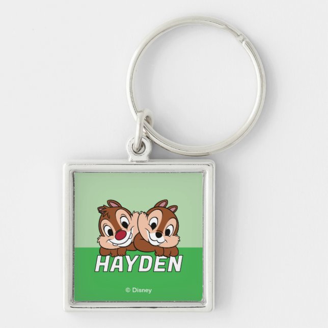 Chip & Dale Smile Keychain (Front)
