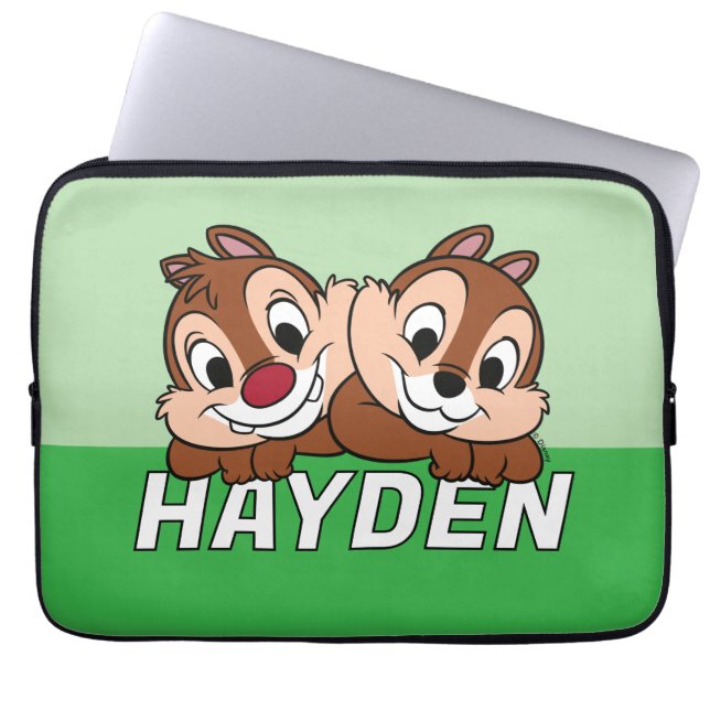 Chip & Dale Smile Laptop Sleeve (Front)