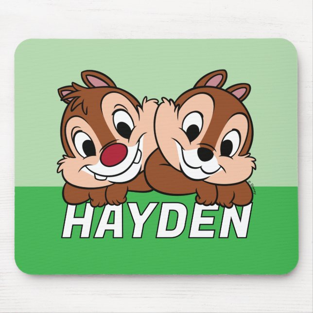 Chip & Dale Smile Mouse Pad (Front)