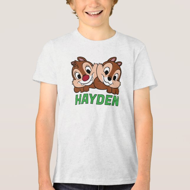 Chip & Dale Smile Tri-Blend Shirt (Front)