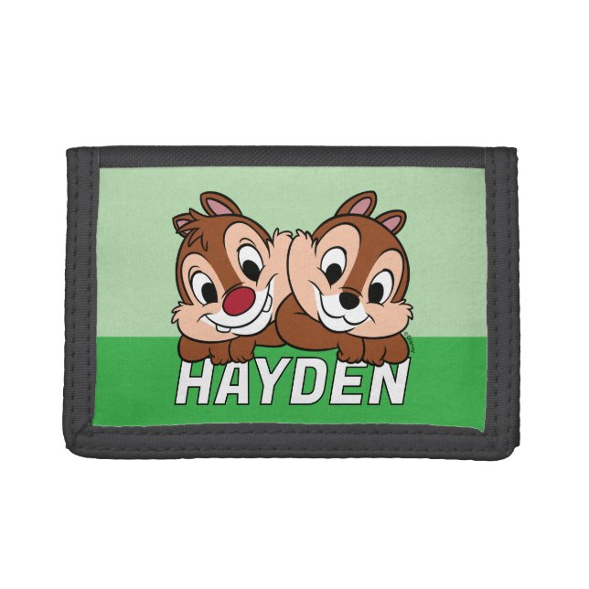 Chip & Dale Smile Trifold Wallet (Front)