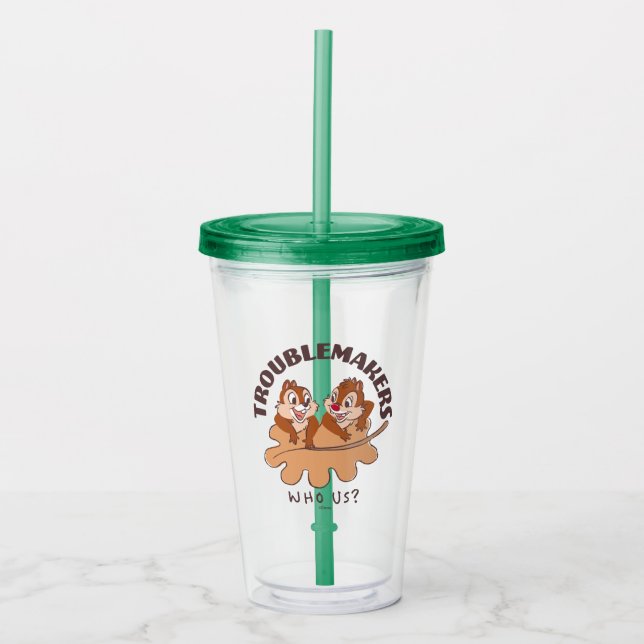 Chip & Dale Troublemakers Acrylic Tumbler (Front)