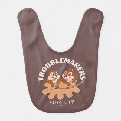 Chip &amp; Dale Troublemakers Baby Bib