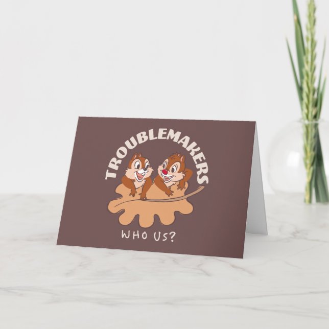 Chip & Dale Troublemakers Card (Front)