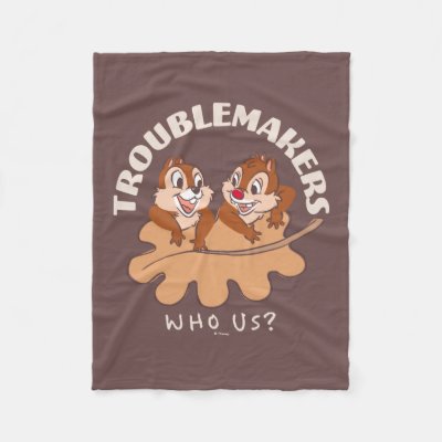 Chip &amp; Dale Troublemakers Fleece Blanket
