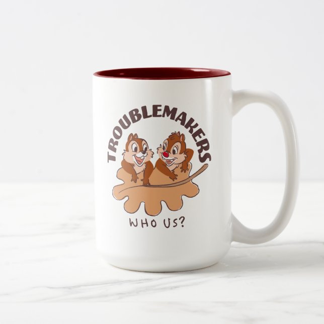 Chip & Dale Troublemakers Two-Tone Coffee Mug (Right)