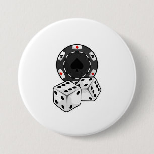 Chip & Dice for Poker Button