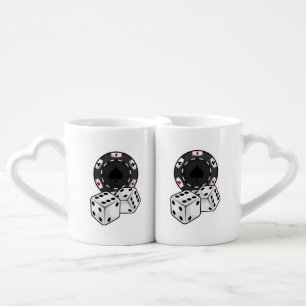 Chip & Dice for Poker Coffee Mug Set
