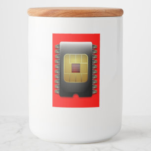 Chip Food Container Label