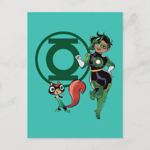 Chip & Green Lantern Postcard