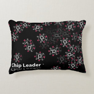 Chip Leader chips Accent Pillow
