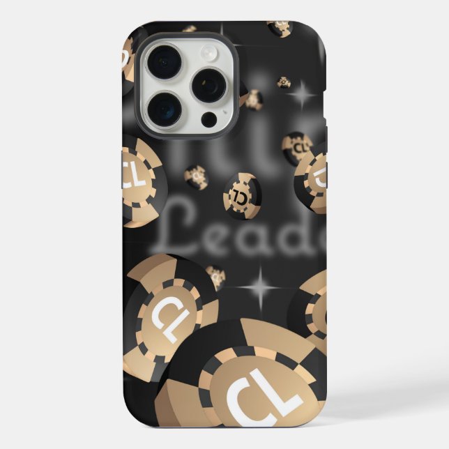Chip Leader Falling Chips phonecase Iphone Case (Back)