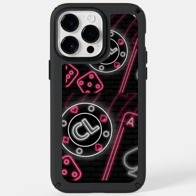 Chip Leader logo lit up Speck iPhone Case (Front)